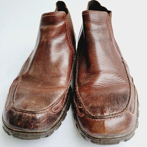 Pikolinos Men\'s Brown Leather Slip-on Chelsea-style Ankle Boots - 42 (US 8.5/9) main image 12